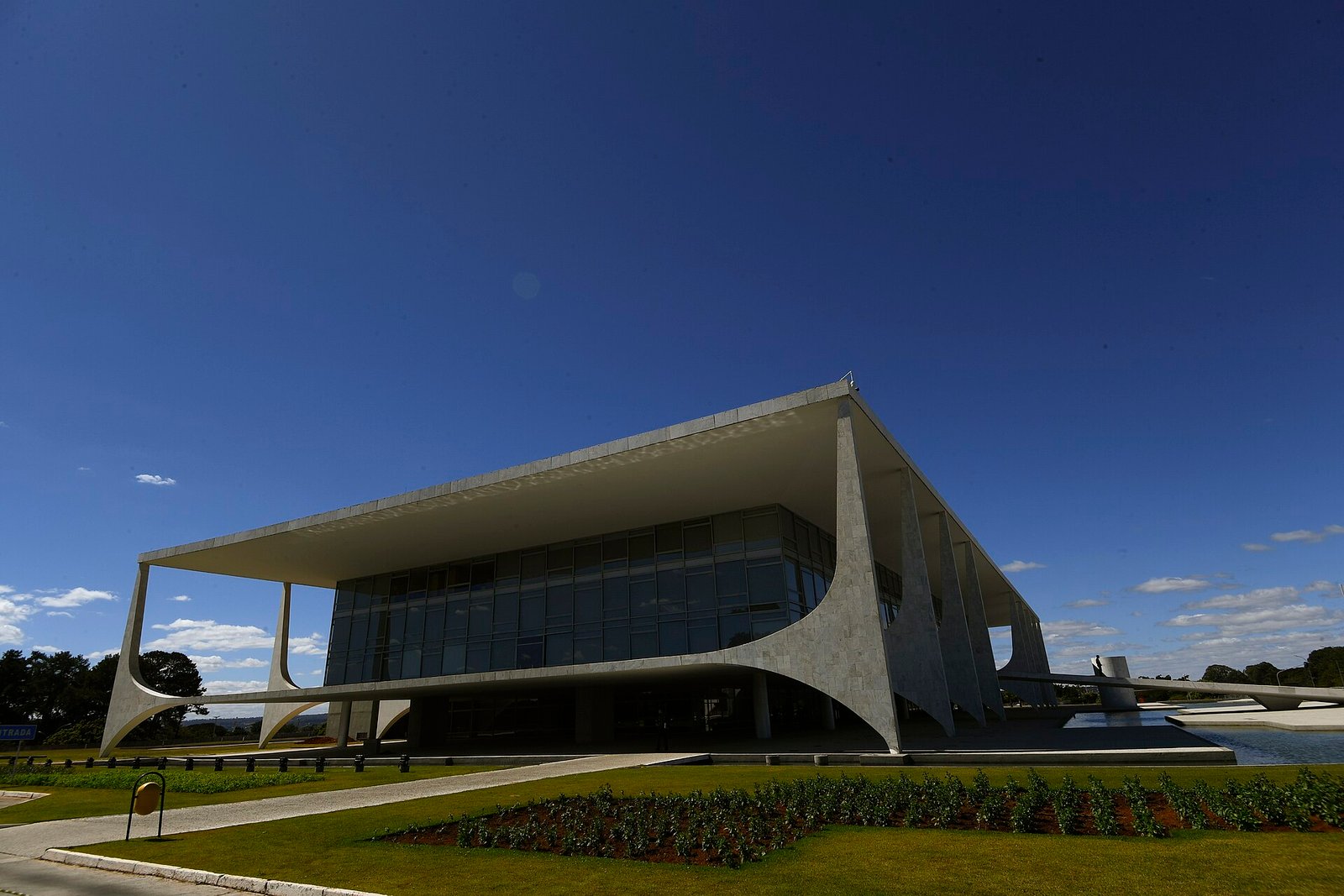Le Palácio do Planalto, siège de la présidence brésilienne à Brasília