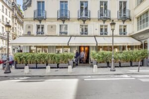 Façade du restaurant Drouant à Paris, où est décerné le prix Goncourt
