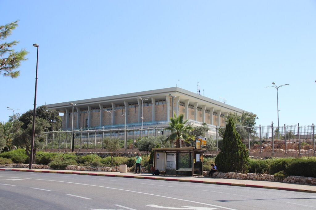 Le bâtiment de la Knesset, le Parlement israélien, à Jérusalem