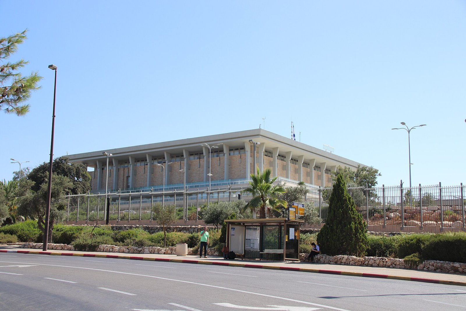Le bâtiment de la Knesset, le Parlement israélien, à Jérusalem