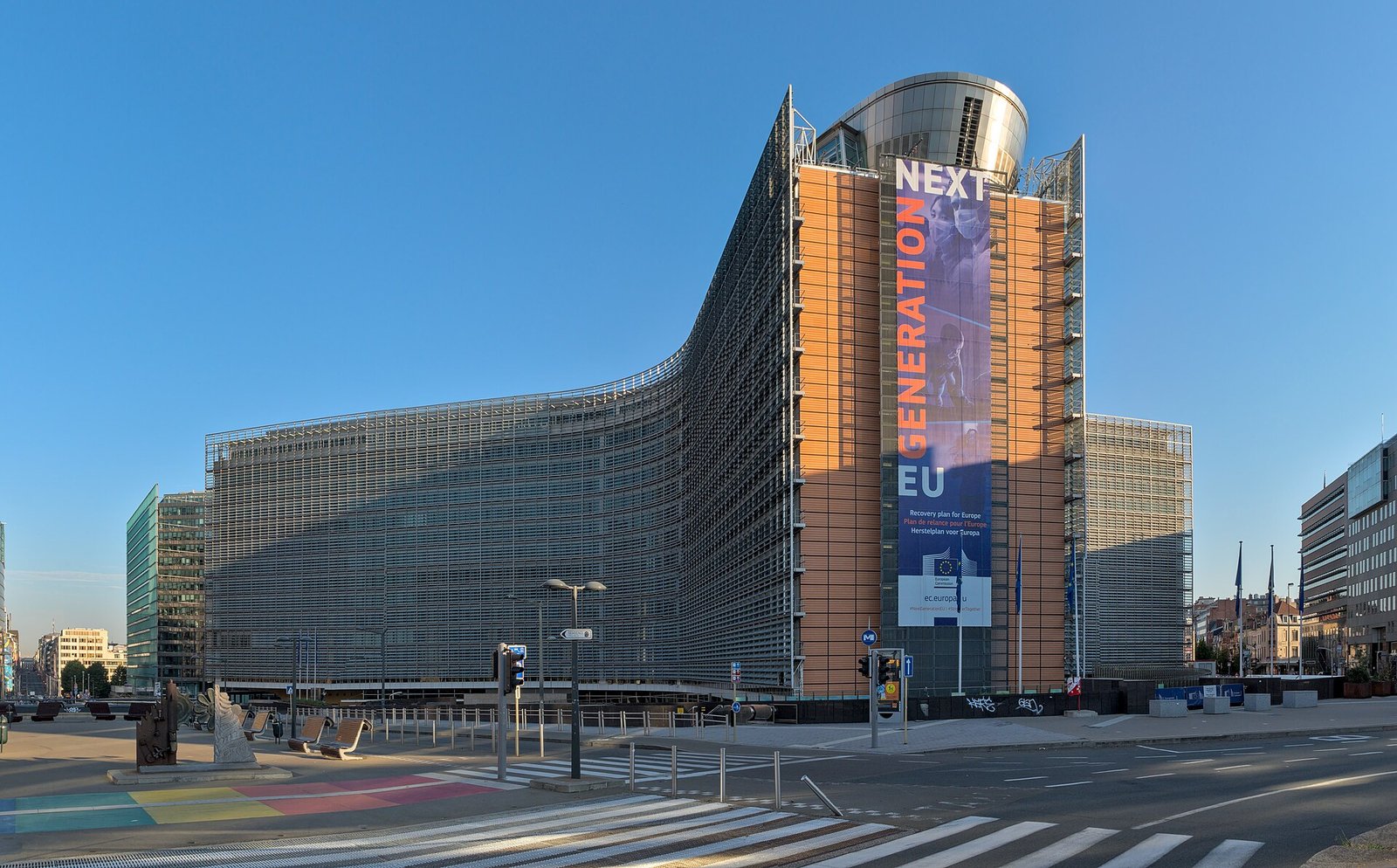 Le bâtiment Berlaymont, siège de la Commission européenne à Bruxelles